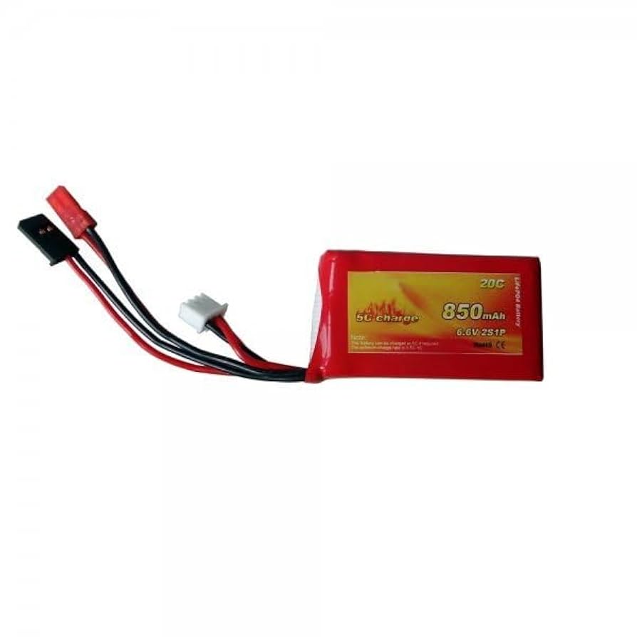 Amazon | ・受信機用 850mAh 6.6v 2セル 20C LiFe リフェ